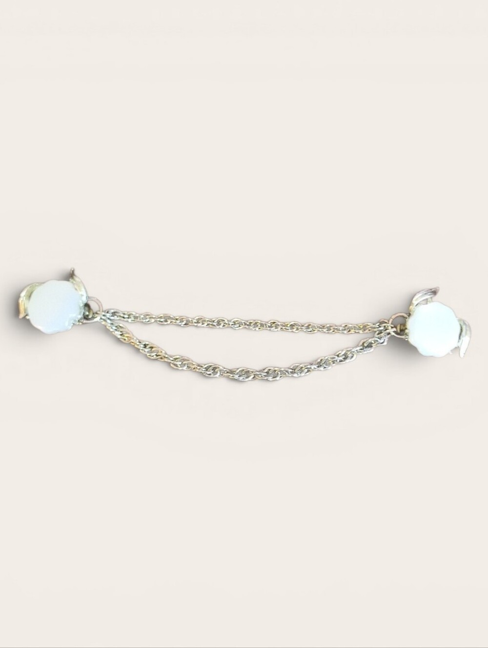 Vintage Cats Eye Sweater Chain (50-60s)